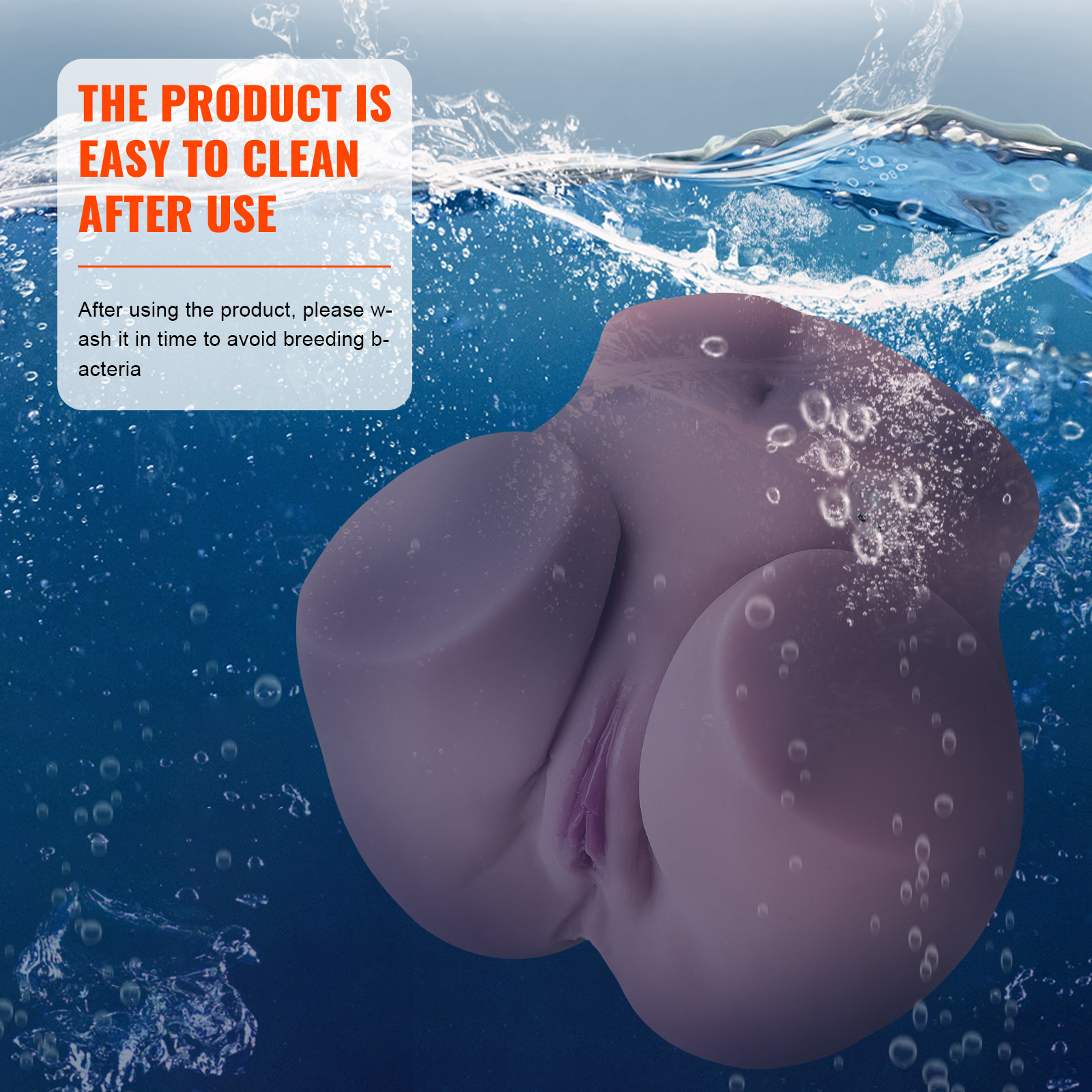 Olga - Olga Vibrating Butt - Coffee Color-SQ-MA50094V-X9940K - Image 8